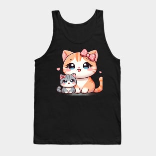 Laugh Out Loud with Funny Cute Cat Mom Ever Tank Top